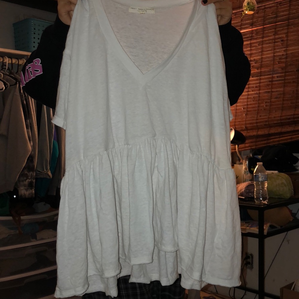 white vneck